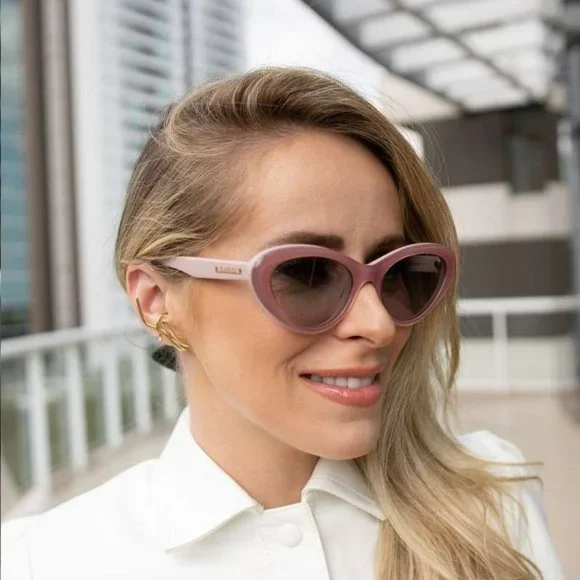 Gucci | Accessories | New Gucci Gg17s 004 Pink Grey Cat Eye 